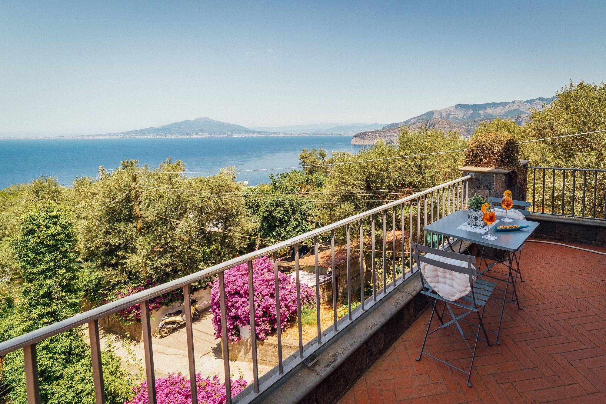 Villa Carolina Sorrento Private Heated Pool And Sea View Zewnętrze zdjęcie
